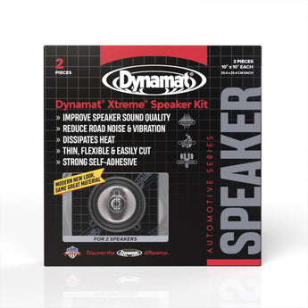 Dynamat Xtreme Speaker Pack 2 Sheet Car Van Deadening Sound Proofing Damping Mat-0