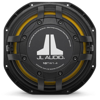 JL Audio 10TW1-4 10 Inch Sub TW1 Series Shallow Mount Subwoofer 4 ohm 300w RMS-5