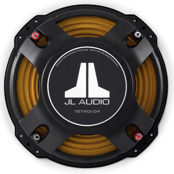 JL Audio 12TW3-D4 12 Inch TW3 Series Shallow Mount Subwoofer Dual 4 ohm 400w RMS-4