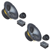 Ground Zero Radioactive GZRC 165.2SQ-IV 6.5 Inch 2 Way Component Door Speakers-0