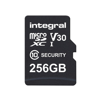 Integral Dash Cam Micro SD Card 256GB High Endurance Home Security CCTV Drones-0