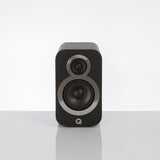 Q Acoustics 3010i Slim Line Bookshelf or Stand Mount Speakers Carbon Black Pair-1