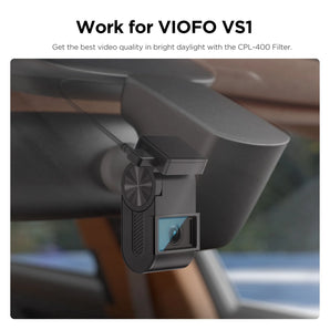 Viofo CPL-400 Linear Polarizer Anti-Glare Filter for VS1 Front Dash Camera