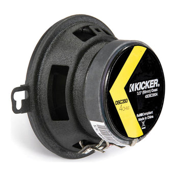 Kicker DSC3504 DS Series 3.5" 9cm 2 Way Car Door Dash Coaxial Speakers 20w RMS-5