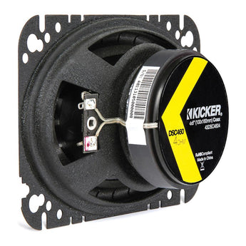 Kicker DSC4604 DS Series 4x6" 2 Way Car Door Shelf Coaxial Speakers 30w RMS-5