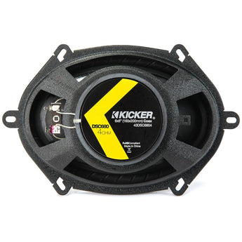 Kicker DSC6804 DS Series 6x8" 2 Way Car Door Shelf Coaxial Speakers 50w RMS-6