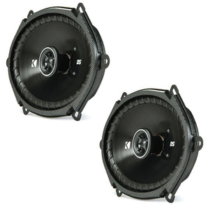 Kicker DSC6804 DS Series 6x8" 2 Way Car Door Shelf Coaxial Speakers 50w RMS-0