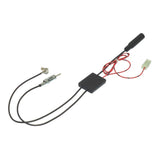 DAB FM Car Din Amplifier Antenna Aerial Splitter Converter to Digital Radio-0