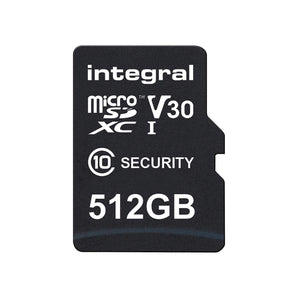 Integral Dash Cam Micro SD Card 512GB High Endurance Home Security CCTV Drones-0