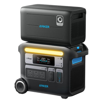 Anker SOLIX F2000 PowerHouse Power Station & BP2600 Expansion Battery 4608Wh-0