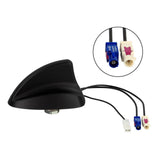 Calearo AM FM GPS Aerial Roof Mount Shark Fin Active Radio Antenna Black 7677825-2