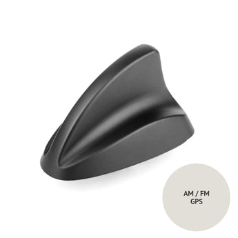 Calearo AM FM GPS Aerial Roof Mount Shark Fin Active Radio Antenna Black 7677825-1