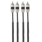 Stinger SI8412 8000 Series 4 Channel Triple Shielded RCA Interconnect Cable 3.7m-0