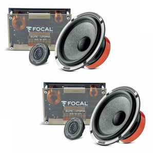 Focal 165 W-XP Utopia Passive 2 Way Speaker Kit with Beryllium Tweeters 100w RMS