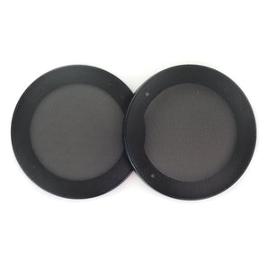 RetroSound 5.25 Inch Speaker Grills Sold as a Pair Low Key Plain Black Mesh Grill