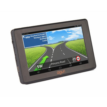 Aguri TX520 Truck GPS Sat Nav Built In Dash Cam 5" Screen WiFi UK & Ireland Maps-0