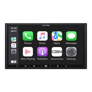 Alpine iLX-W650BT Apple CarPlay Android Auto Bluetooth Shallow Mount Car Stereo-0