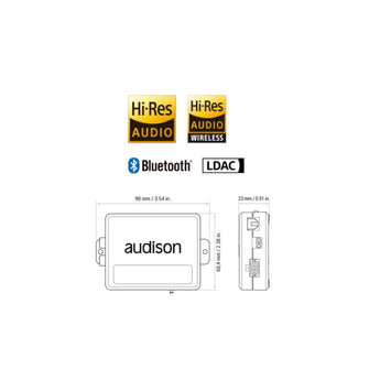 Audison B-CON Hi-Res Bluetooth Audio Wireless Receiver Interface 24bit 96kHz-2