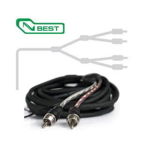 Connection Best BT4 550 5.5m 18 ft 4 Channel Car RCA Amp Cable Lead-1