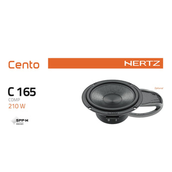 Hertz Cento C 165 6.5" 17cm Car Door Component Woofer Speakers 70w RMS Pair-3