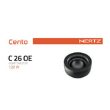 Hertz Cento C 26 OE 1 Inch 26mm OEM Placement Dome Tweeters 4ohm 120w Peak Pair-4