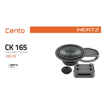 Hertz Cento CK 165 6.5 Inch 17cm 2 Way Car Door Component Speakers 95w RMS Pair-4