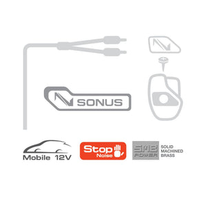 Connection Sonus ST2 550 5.5m 18ft 2 Channel Car RCA Amp Cable Lead-1