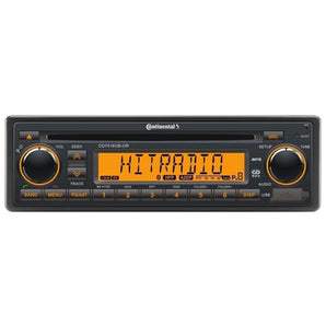 Continental CD7416UB-OR Car Stereo Radio Bluetooth CD Player USB Retro OEM Look-0