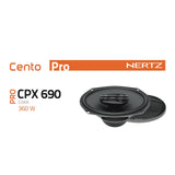 Hertz Cento CPX 690 Pro 6x9" 3 Way Parcel Shelf Coaxial Speakers 120w RMS Pair-3