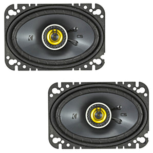 Kicker CSC464 CS Series 4x6" 2 Way Car Door Coaxial Speakers 50w RMS-0