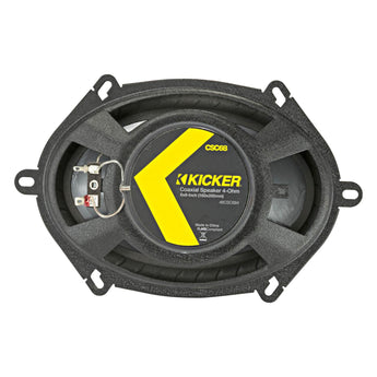 Kicker CSC684 CS Series 6x8" 2 Way Car Door Shelf Coaxial Speakers 75w RMS-2