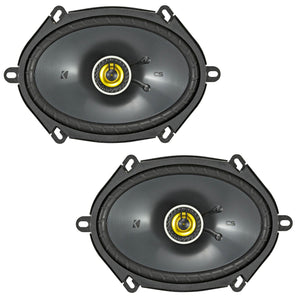 Kicker CSC684 CS Series 6x8" 2 Way Car Door Shelf Coaxial Speakers 75w RMS-0