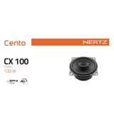 Hertz Cento CX 100 4 Inch 10cm 2 Way Car Dash Door Coaxial Speakers 40w RMS Pair-3