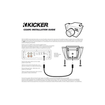 Kicker CXARC Remote Bass Control for CX, DX, PX and KEY500.1 Series Amplifiers-3