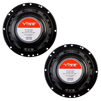 Vibe Replacement Car Speakers Critical Link 6.5 inch Dual Cone Sold as a Pair-1