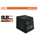 Hertz Dieci DBA 200.3 Active Subwoofer Double Passive Radiator Sub Box Enclosure-3