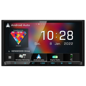 Kenwood DMX8021DABS Wireless Apple CarPlay Android Auto DAB Bluetooth Car Stereo