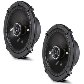 Kicker DSC6504 DS Series 6.5" 16.5cm 2 Way Car Door Coaxial Speakers 60w RMS-0