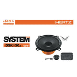 Hertz Dieci DSK 130.3 5" 13cm 2 Way Car Van Door Component Speakers 60w RMS Pair-3