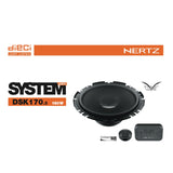 Hertz Dieci DSK 170.3 6.7" 16.7cm 2 Way Car Door Component Speakers 80w RMS Pair-3