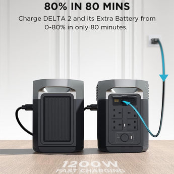 EcoFlow DELTA 2 Extra Battery 1kWh Added Capacity for Home Backup Portable Power-9