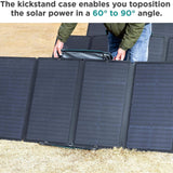 EcoFlow 160w Portable Solar Panel Foldable & Durable Adjustable Kickstand Case-7