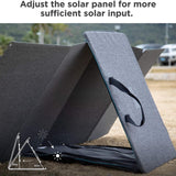 EcoFlow 160w Portable Solar Panel Foldable & Durable Adjustable Kickstand Case-6