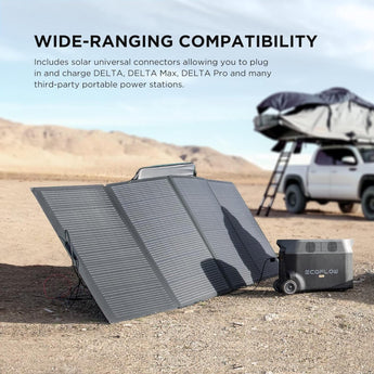 EcoFlow 400w Portable Solar Panel Foldable & Durable Adjustable Kickstand Case-8