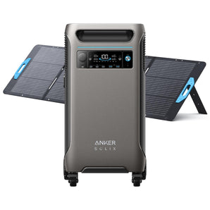 Anker SOLIX F3800 Solar Generator PowerHouse Battery + PS200 200w Solar Panel-0