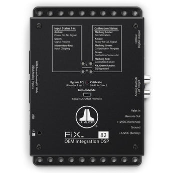 JL Audio FiX-82 2 Channel OEM Integration DSP Automatic Time Correction and EQ-4