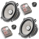 Focal 130 AS Access Series 2 Way 5" Car Door Component Speakers 50w RMS Pair-0