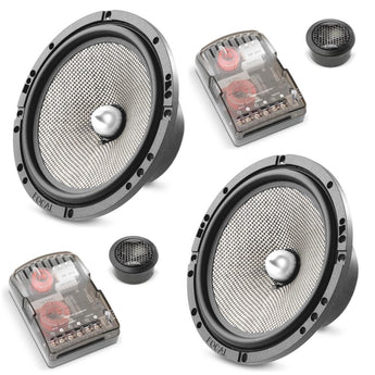 Focal 165 AS Access Series 2 Way 6.5" Car Door Component Speakers 60w RMS Pair-0