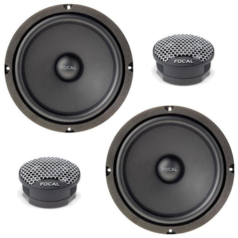 Focal ISU 200 Shallow Mount 8" Car Door 2 Way Component Speakers 80w RMS Pair-0