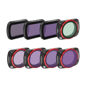 Freewell All Day 8 Pack CPL ND/PL Hybrid Filters for DJI Osmo Pocket 3 Camera-0